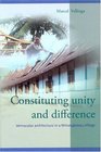 Constituting Unity And Difference Vernacular Architecture In A Minangkabau Village