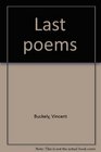 Last poems