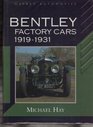 Bentley Factory Cars 19191931