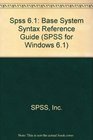 Spss 61 Syntax Reference Guide