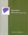 Essentials of MATLAB  Programming