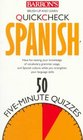 Quickcheck Spanish (Barron's Quickcheck Language Series)