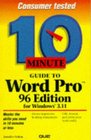 10 Minute Guide to Word Pro 96 Edition for Windows 311