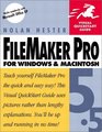 FileMaker Pro 55 for Windows  Macintosh Visual Quickstart Guide