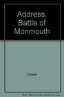 Address Battle of Monmouth