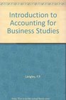 Introduction to Accounting for Business Studies