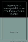 International managerial finance