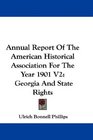 Annual Report Of The American Historical Association For The Year 1901 V2 Georgia And State Rights