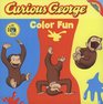 Curious George Color Fun Board Book Diecut Board Book
