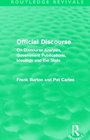 Official Discourse  On Discourse Analysis Government Publications Ideology and the State