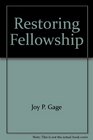 Restoring Fellowship