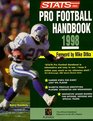 Stats 1998 Pro Football Handbook