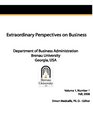 Extraordinary Perspectives On Business Brenau University Department Of Business Administration