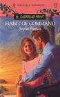 Habit of Command (Harlequin Romance, No 3274) (Easyread Print)