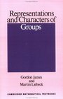 Representations and Characters of Groups