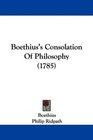 Boethius's Consolation Of Philosophy