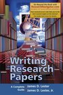 Writing Research Papers Research Navigator Edition