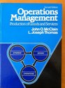 Operations Management Production of Goods and Services