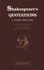 Shakespeare's Quotations A Players Press Guide