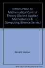 Introduction to mathematical control theory