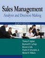 Sales Management Analysis and Decision Making