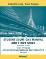 Student Solutions Manual Advanced Engineering Mathematics  Volume 2 10th Edition