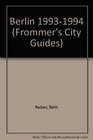 Frommer's Comprehensive Travel Guide Berlin '93'94