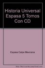 Historia Universal Espasa 5 Tomos Con CD