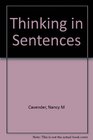 Thinking in Sentences A Guide to Clear Writing