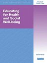 AVCE Edexcel Optional Unit Educating for Health and Social Wellbeing