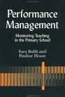 Performance Management Monitoring Teaching in the Primary School