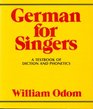 German for Singers A Textbook of Diction and Phonetics