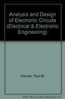 Analysis and Design of Electronic Circuits