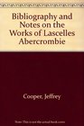 Bibliography and Notes on the Works of Lascelles Abercrombie