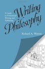 Writing Philosophy A Guide to Professional Writing and Publishing
