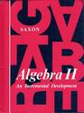 Algebra II: An Incremental Development
