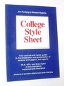 College Style Sheet
