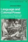 Language and Colonial Power  The Appropriation of Swahili in the Former Belgian Congo 18801938