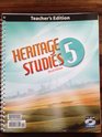 Heritage Studies 5 Teacher's Edition