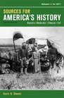 Sources for America's History Volume 1 To 1877