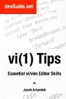 Vi  Tips Essential Vi/Vim Editor Skills