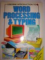 Word Processing and Typing