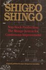 NonStock Production The Shingo System of Continuous Improvement