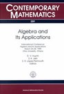 Algebra and Its Applications International Conference Algebra and Its Applications March 2528 1999 Ohio University Athens