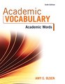 Academic Vocabulary Academic Words