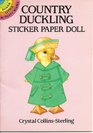 Country Duckling Sticker Paper Doll