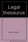 Legal thesaurus