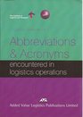 Abbreviations and Acronyms Encountered in Logistics Operations