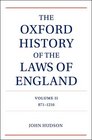 The Oxford History of the Laws of England Volume II 9001216