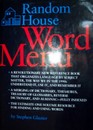 Random House Word Menu New and Essential Companion to the Dictionary